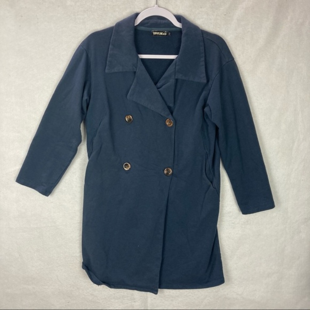 Sophyline & CO Double Breasted Cotton Pea Coat T.U.